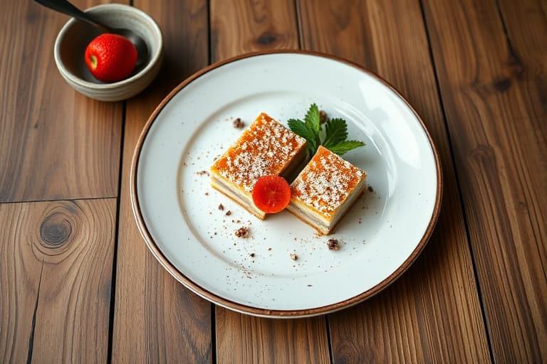 No-bake ostekake-squares