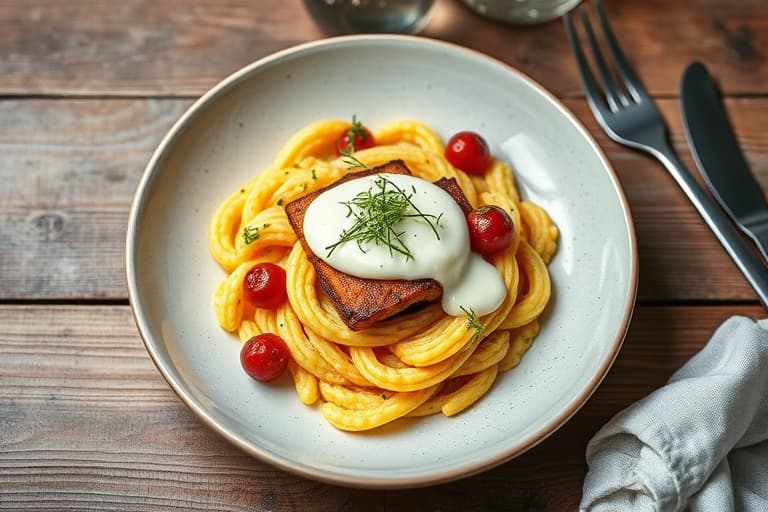 Polentakaker med mascarponekrem til bursdagssmåkaker