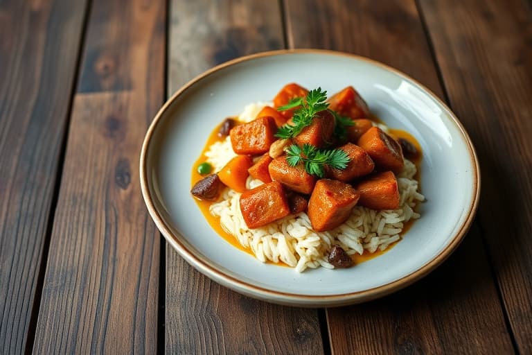 Kald curry-peanøttnudler