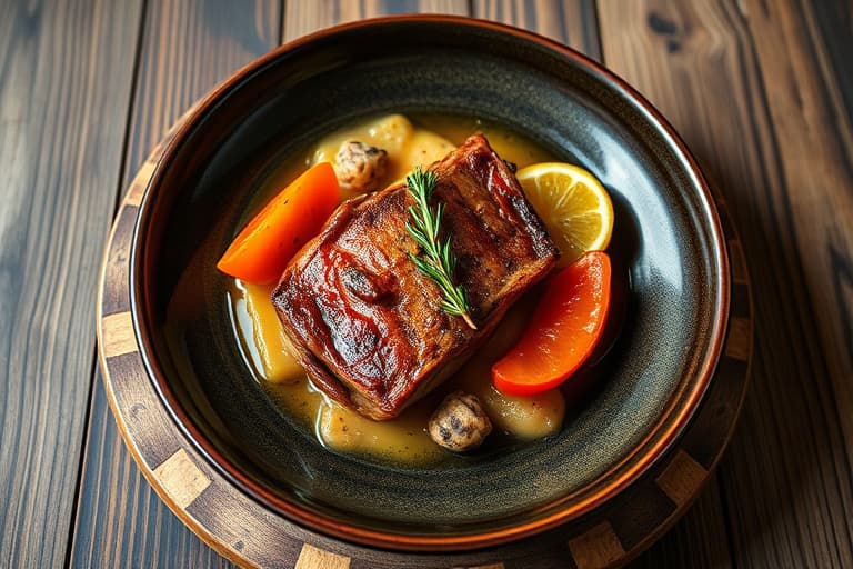 Stekt kylling med aprikos og rosmarin