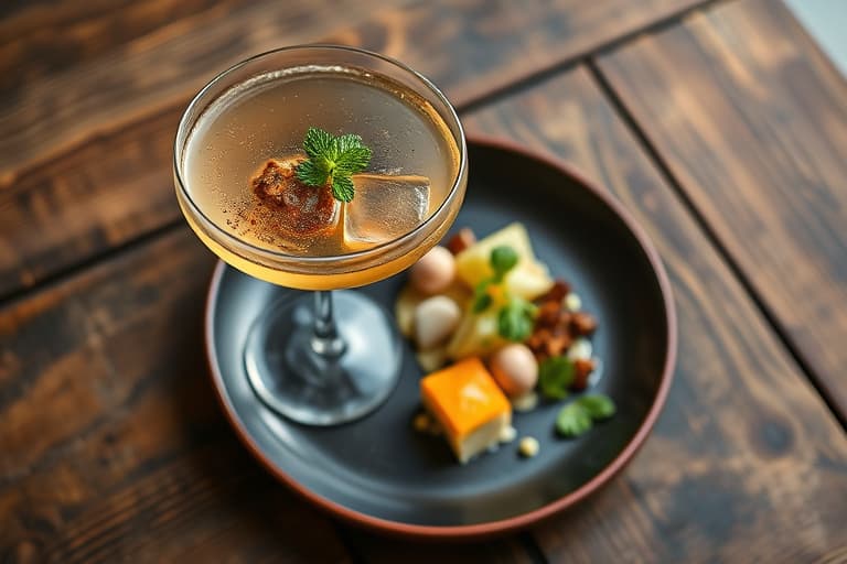 Granateplechampagne-cocktail