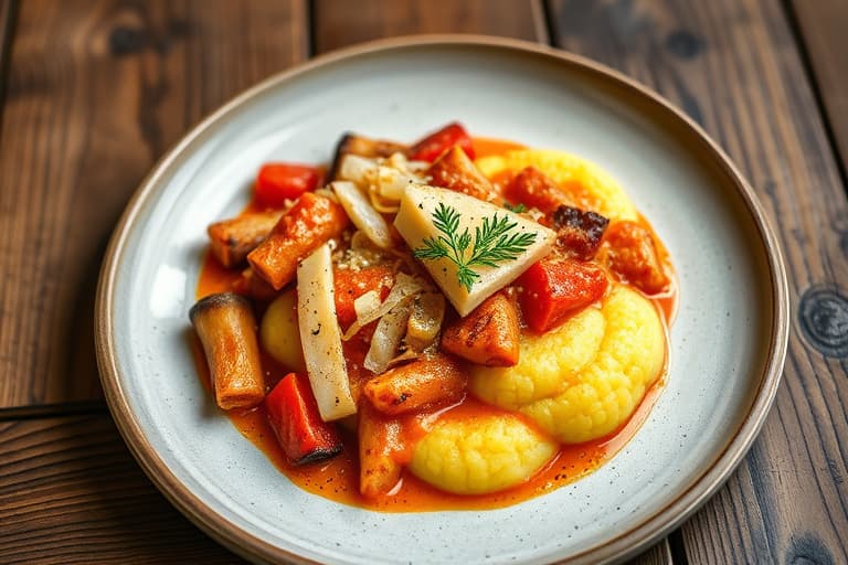 Kalkunspyd med salviepolenta og Asiago  
Spiedini di Quaglie con Polenta e Asiago