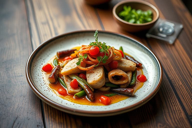 Søte og krydrede kyllingspyd